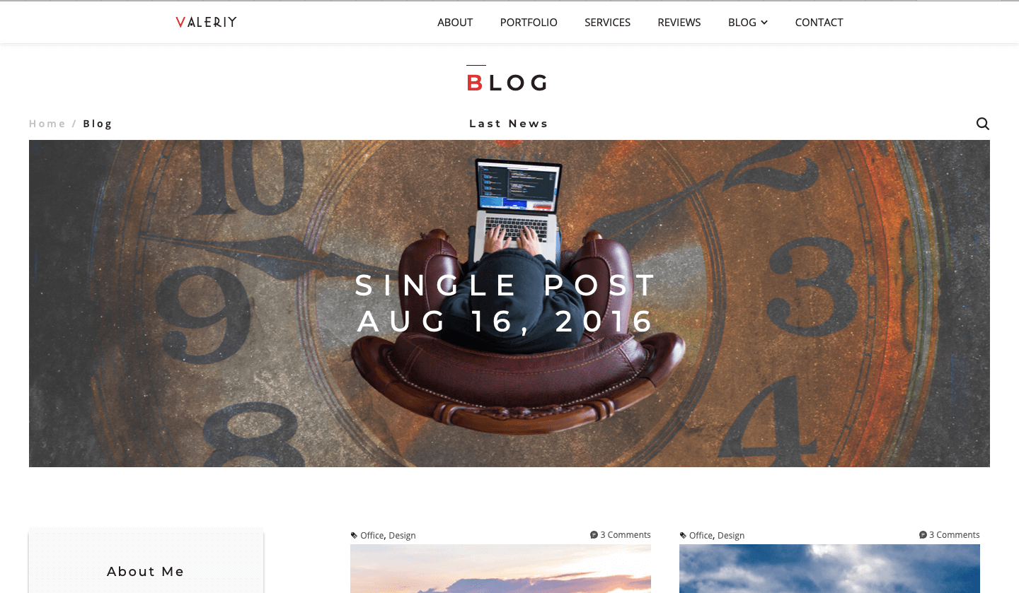 Blog Full - with left sidebar