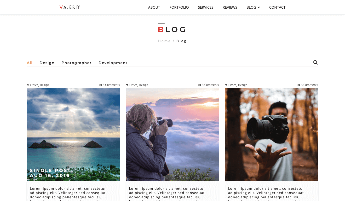 Blog Grid - 3 columns