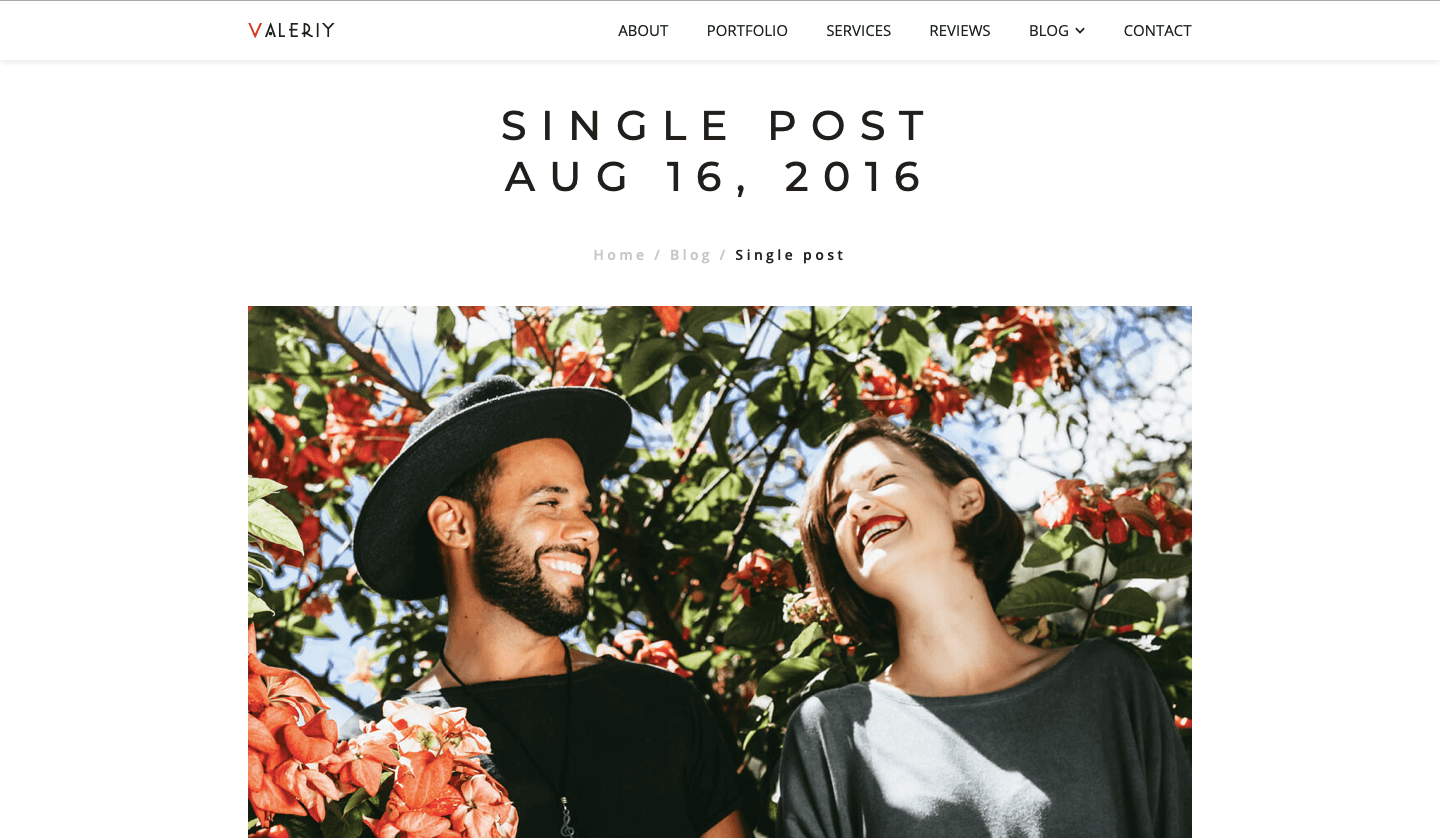 Single post - ver. 02