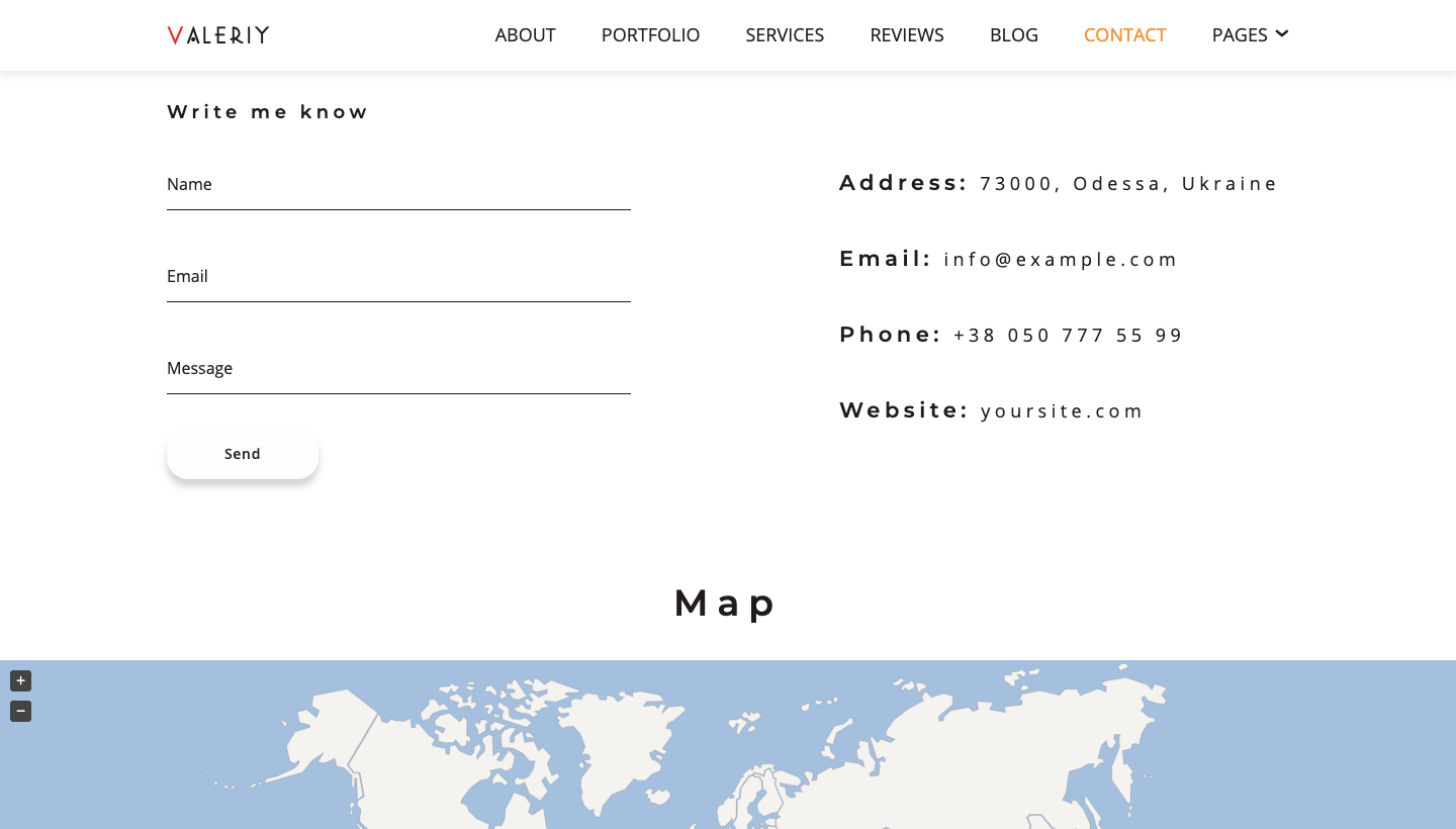 Contact ver. 02 (Vector map)